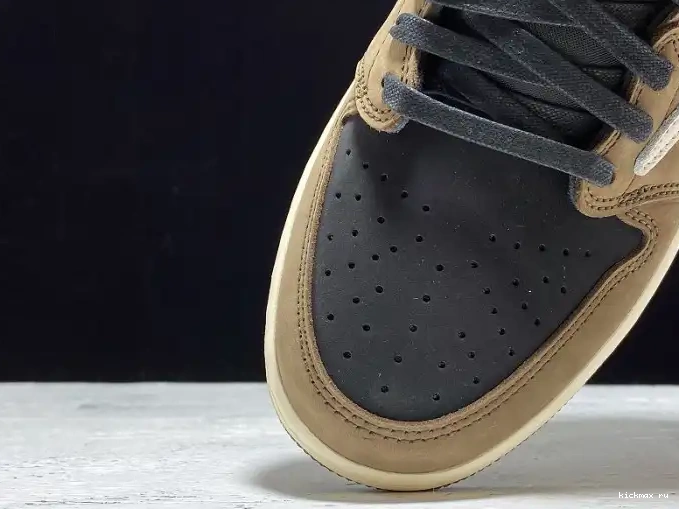 Cheap SP x Dark Air Scott CQ4277-001 Travis 1 Low Jordan Mocha OG 0512